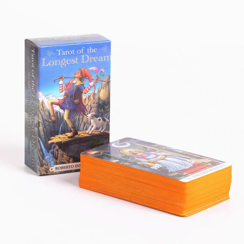 Tarot Cards Deck With Guidebook - 78枚のロングドリームカードとガイドブック付きライダーウェイトスタイルタロットデッキ 初心者向け占い・運勢予言オラクルボードゲーム