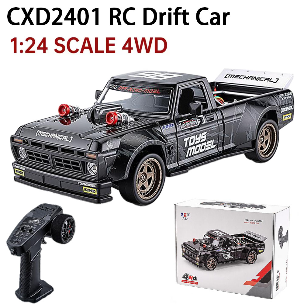 Rc Drift Car 1 24 Scale 4Wd - CXD2401 1/24スケール RCドリフトカー 2.4GHz内蔵ジャイロ 4WD フルスケールリモコン