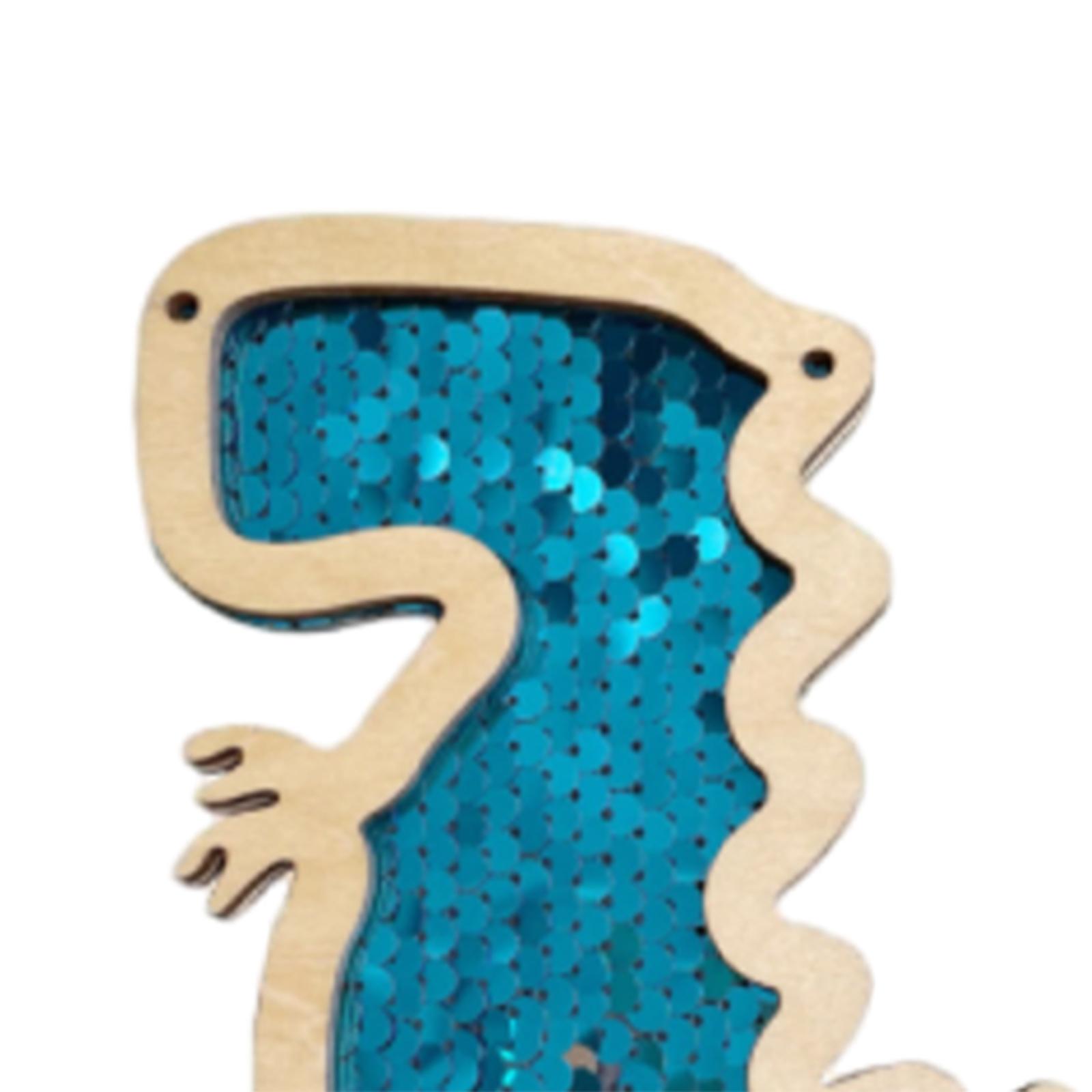 Montessori Wooden Busy Board Toddler - DIYモンテッソーリ式、雨の音が出るおもちゃ、知育ボード、木製、スパンコール付き、恐竜モチーフ、幼児向け、指先の運動能力を養う。