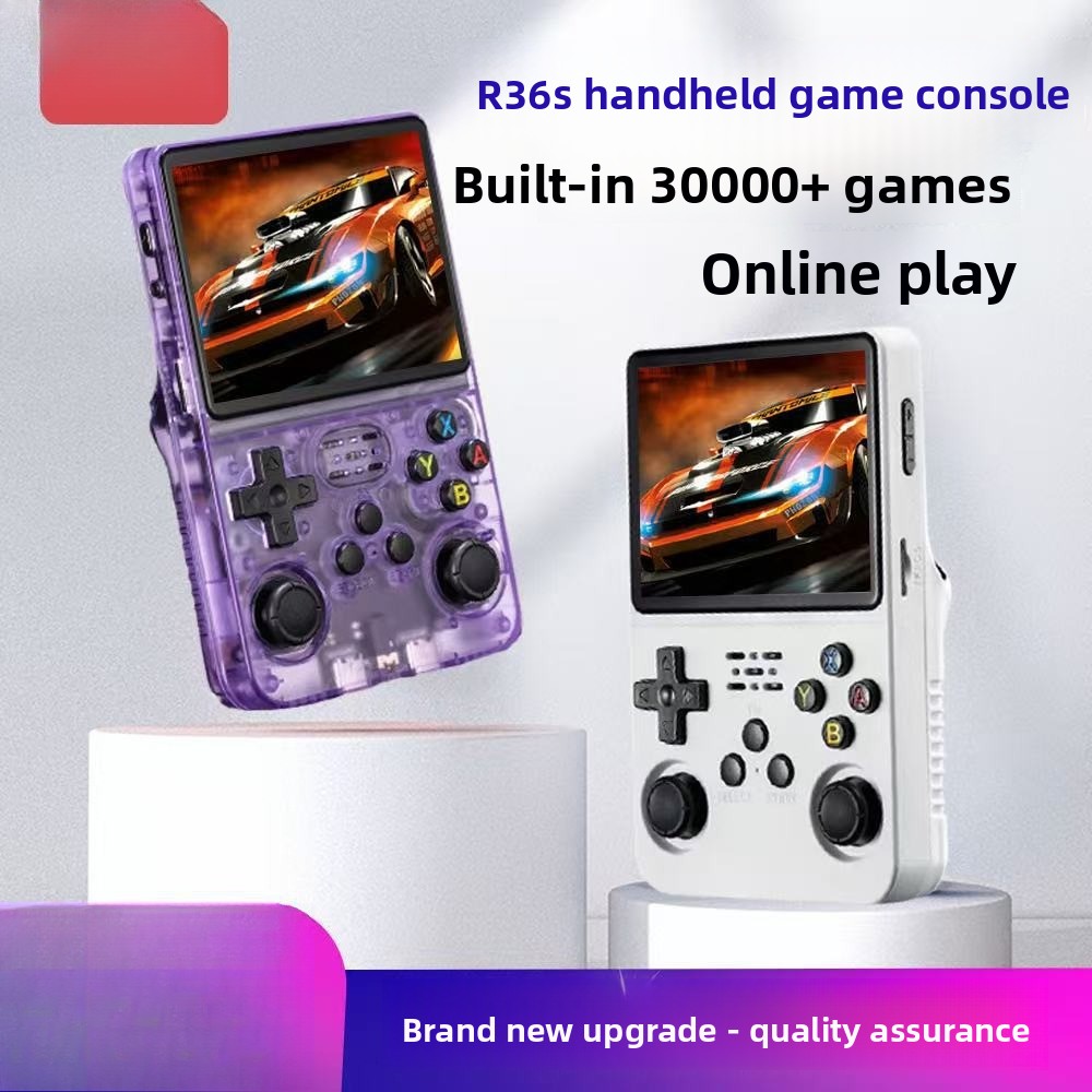 Retro Handheld Game Console R36S - R36S オープンソース携帯ゲーム機 高画質大画面 WIFIオンライン対応 PSPレトロアーケードゲーム ポータブル