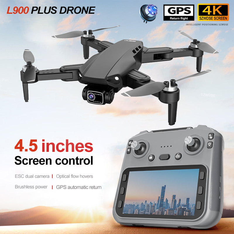 Fpv Brushless Rc Drone 4K - L900 PLUS GPSドローン 4KプロフェッショナルHDカメラ ブラシレスモーター 5G
