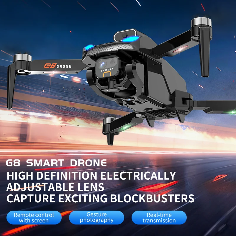 オリジナルG8 GPS折りたたみ式ドローン 8KデュアルES - Fpv Brushless Rc Drone 4K のレビューと価格