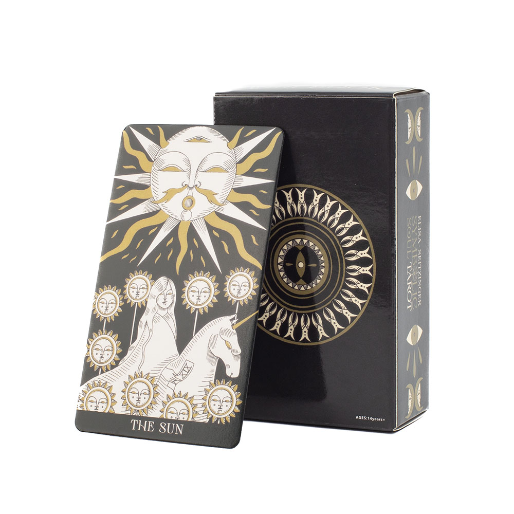 78枚のシンボリックなソウルタロットカード。詳細な解説書付き - Tarot Cards Deck With Guidebook のレビューと価格