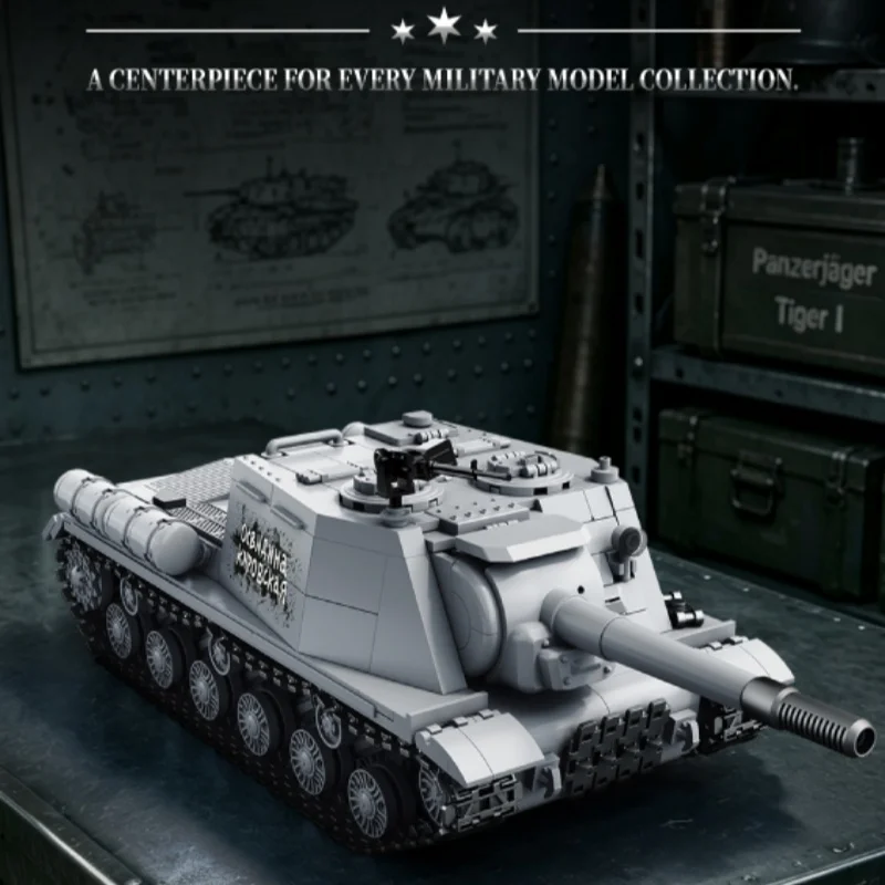 Moc ISU-152 重砲戦車 ブロック玩具モデルセット  - Lego Compatible Military Tank のレビューと価格