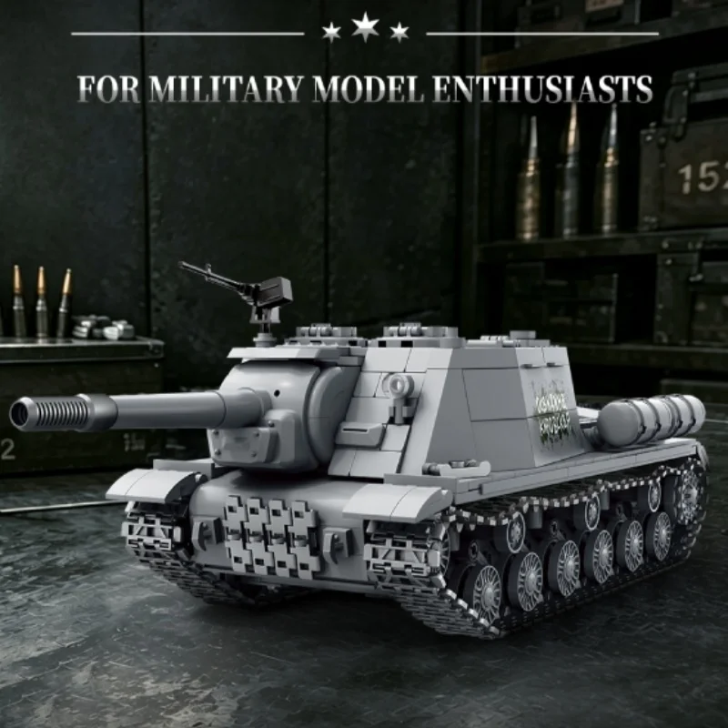 Moc ISU-152 重砲戦車 ブロック玩具モデルセット  - Lego Compatible Military Tank のレビューと価格