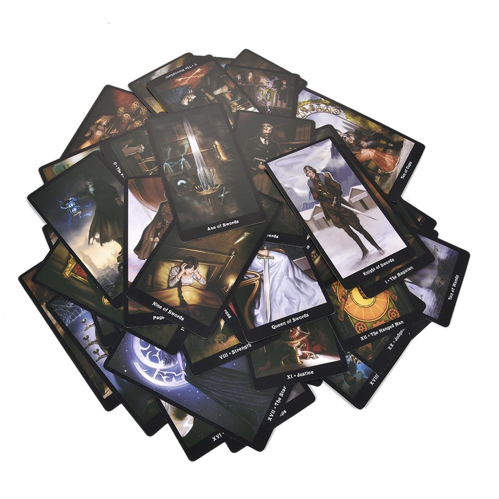 78枚のカード スチームパンクタロット オラクルカード 運命 - Tarot Cards Deck With Guidebook のレビューと価格