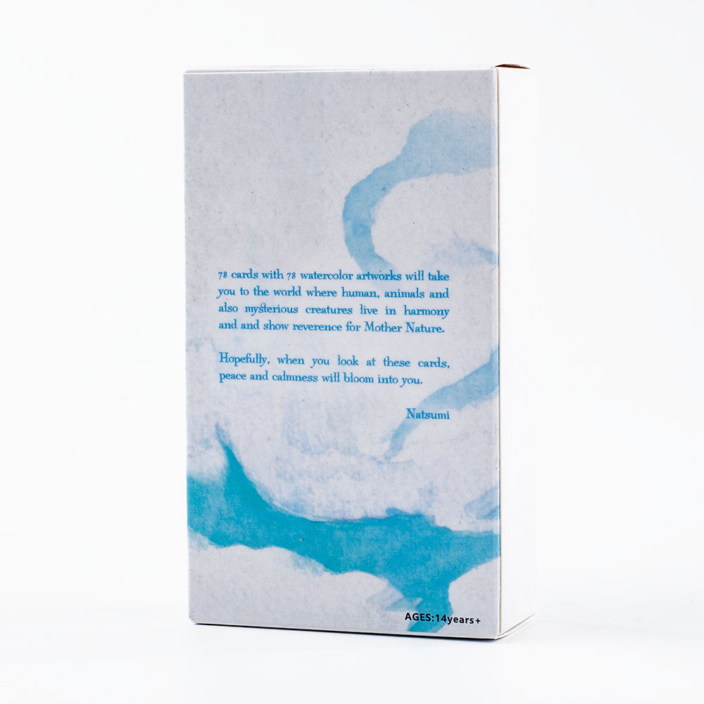 10.3*6cm 手描き水彩タロットデッキ - 天空から見た - Tarot Cards Deck With Guidebook のレビューと価格