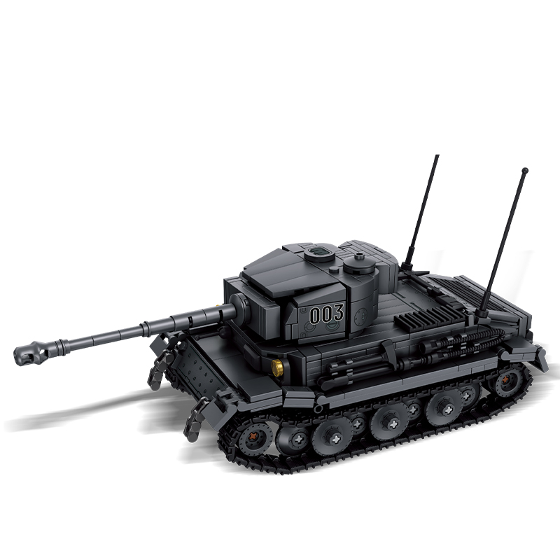 712ピースのミリタリーウォーシリーズ組み立てブロックセット - Lego Compatible Military Tank のレビューと価格