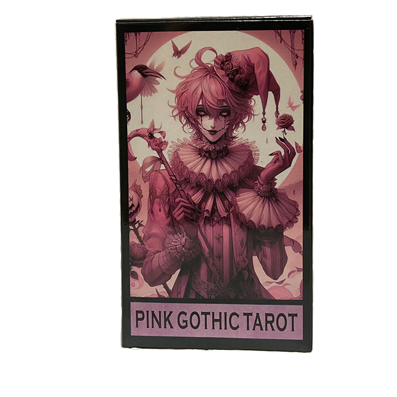 ピンクゴシックタロットデッキ 78枚 英語版 家族パーティー - Tarot Cards Deck With Guidebook のレビューと価格