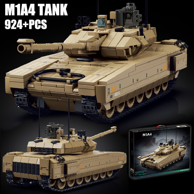 ミリタリー924ピース デルタフォース M1A4主力戦車 モ - Lego Compatible Military Tank のレビューと価格