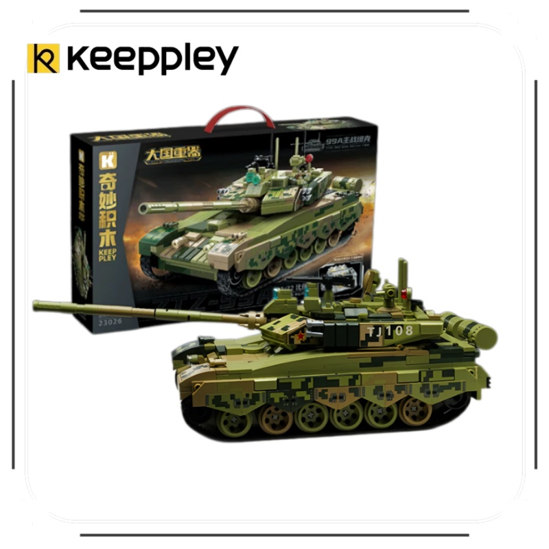 KEEPLEY ブロック 99A 戦車 ミリタリーモデル 男 - Lego Compatible Military Tank のレビューと価格