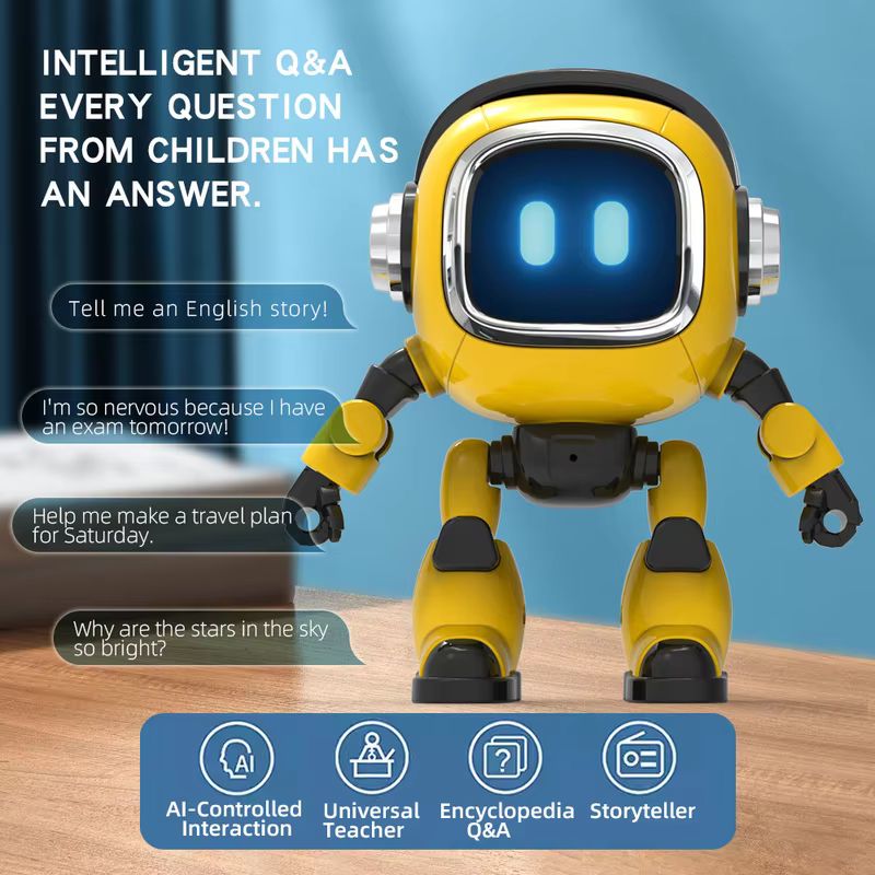 AI搭載の知能ロボットおもちゃ。多言語対応の音声チャット機能 - Remote Control Toys のレビューと価格