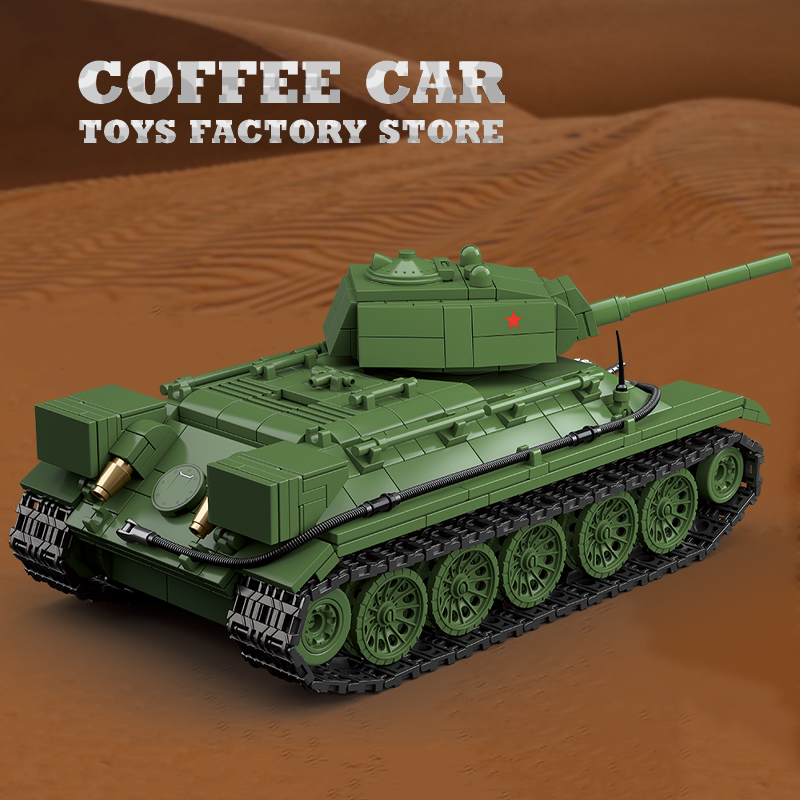 M4A3 中型戦車ビルディングブロック T34/76 装甲車 - Lego Compatible Military Tank のレビューと価格