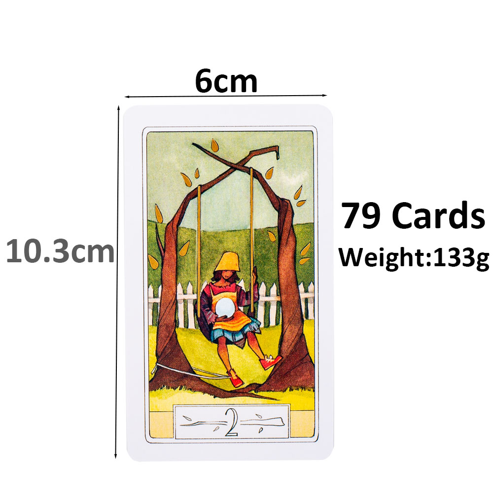 「好奇心が強い旅行」のタロットカードのセット、魅力的な水彩画 - Tarot Cards Deck With Guidebook のレビューと価格