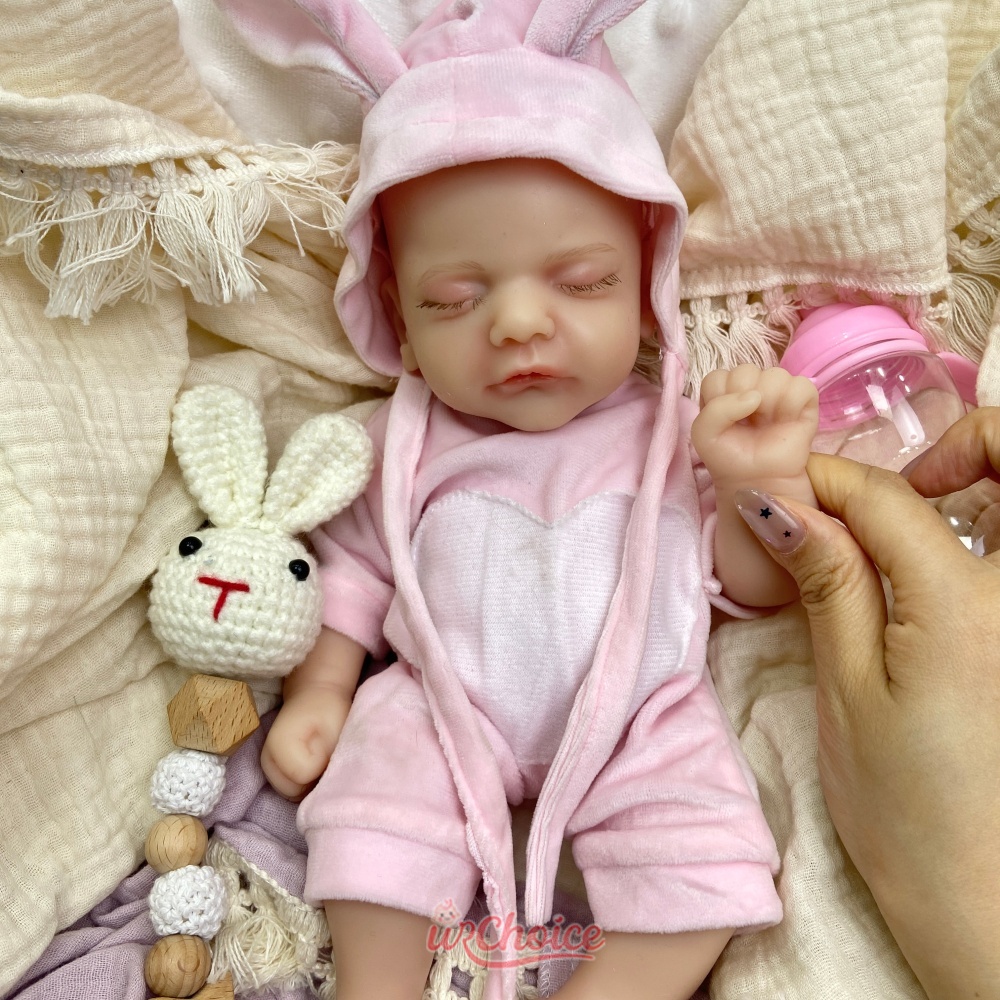 12インチ（30cm）のソフトシリコン製リボーンドール、リア - Reborn Baby Doll Silicone Realistic のレビューと価格