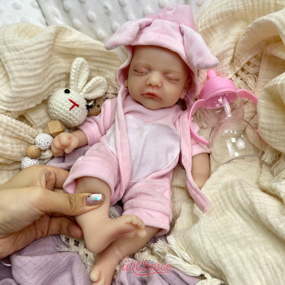 12インチ（30cm）のソフトシリコン製リボーンドール、リア - Reborn Baby Doll Silicone Realistic のレビューと価格
