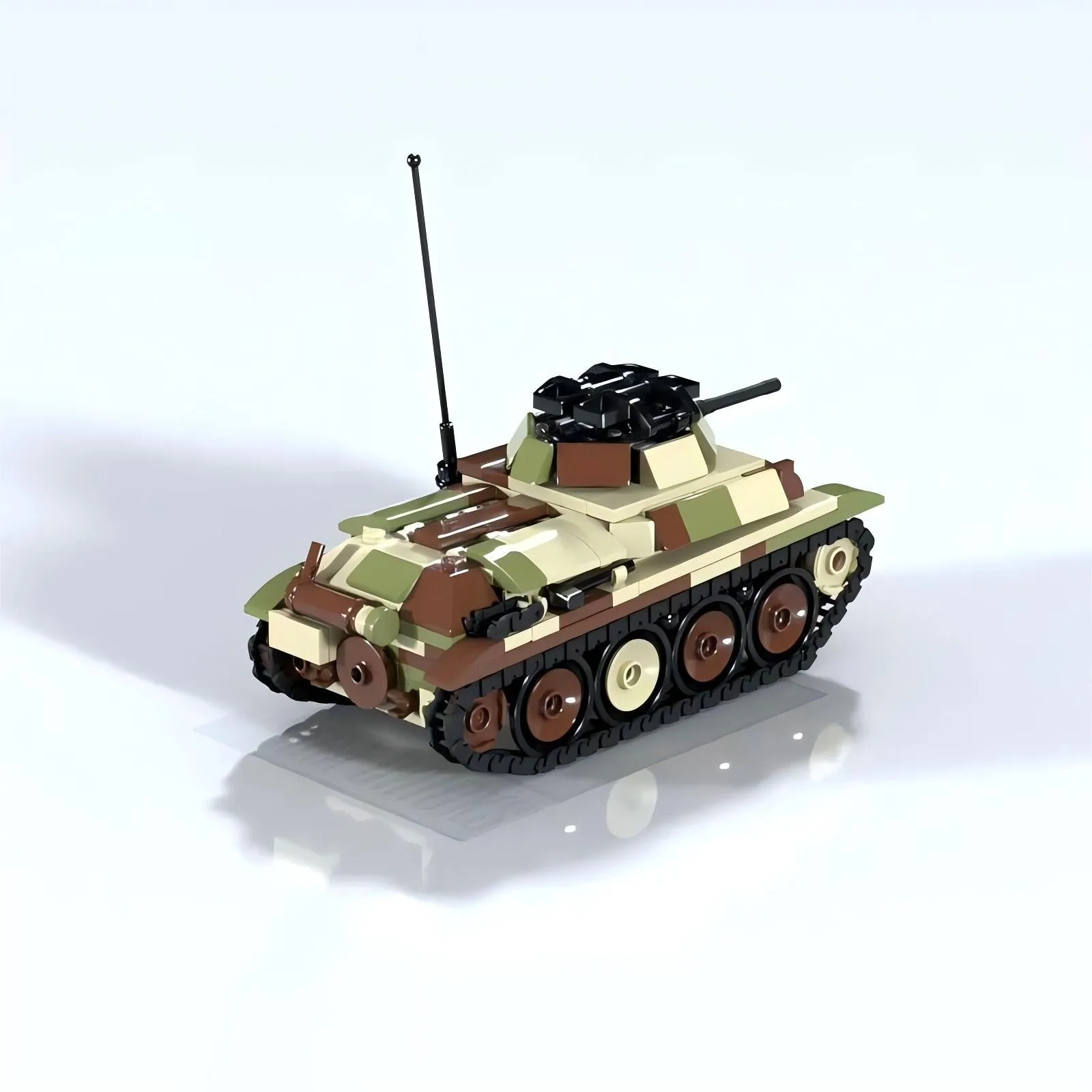ハイテク装備を搭載した歩兵戦闘車両の組み立てブロック、MOC - Lego Compatible Military Tank のレビューと価格